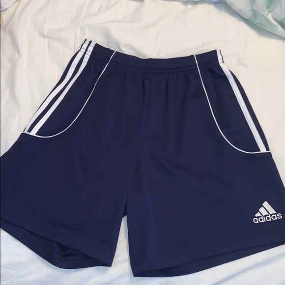 adidas navy blue shorts